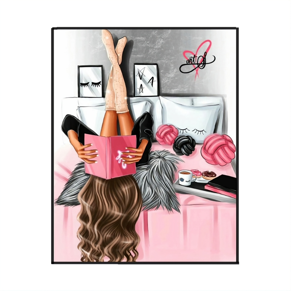 Pretty and Pink 8 1/2"x11" Framed Wall Art